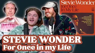 For Once In My Life - Stevie Wonder | Andy & Alex FIRST TIME REACTION!