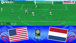 FIFA 23 | FIFA Women's World Cup 2023 | USA vs NETHERLANDS | Group Stage | Gameplay PC