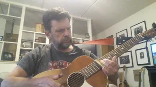 The 1965 Airline Parlor guitar, with some open D slide blues lickin' June 13, 2019