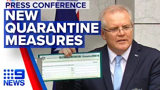 Coronavirus: PM announces new quarantine measures | Nine News Australia