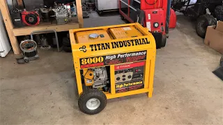 Titan Generator - Will Not Start