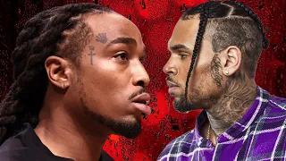 Chris Brown Drops Diss Track Against Quavo "Weakest Link '' Says He Wishes Quavo Was De*d !