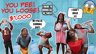 LAST TO USE THE BATHROOM WINS $1,000 CHALLENGE W/ ANIYA & AVA SHOW!!