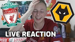 LIVE REACTION!! Liverpool 1-0 Wolves!