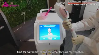 IPL SHR super hair removal skin rejuvenation acne removal SW-279E
