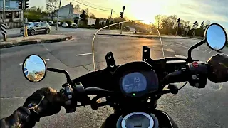 My First Ride on my Honda Rebel 1100 | POV video | Raw sound 🎧