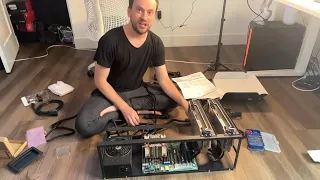 George Hotz | AMD PC Build | tinygrad: building the new tinygrad computer | EPYC 7662 RX 7900 | ROCm