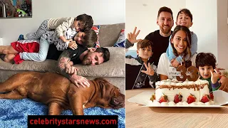 Lionel Messi's Wife and Kids "Thiago, Mateo and Ciro" Cute Moments (Video)