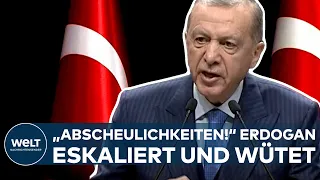 ERDOGAN ESKALIERT: "Abscheulichkeiten!" Präsident der Türkei wütet gegen Schweden - mit Konsequenzen