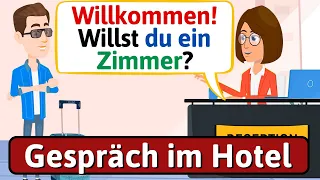 Deutsch lernen mit Dialogen (Im Hotel) Gespräch auf Deutsch - LEARN GERMAN