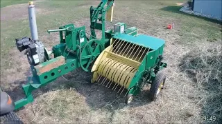 1/3 SCALE BALER  1/3 SCALE HAY PRESS.