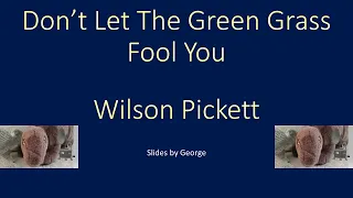 Wilson Pickett   Don't Let The Green Grass Fool You  karaoke