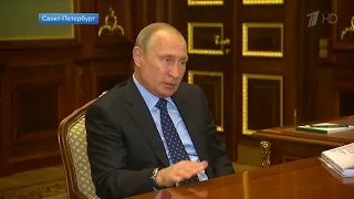 Владимир Путин встретился с Уполномоченным по защите прав предпринимателей Борисом Титовым