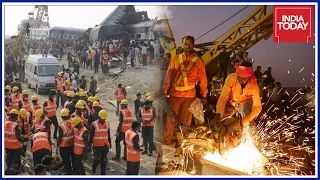 Rescue Operations Underway At Patna-Indore Express Train Accident Site