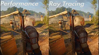 The Witcher 3 (PS5) Next Gen Update | Performance vs. Ray Tracing Modes | Quick Comparison