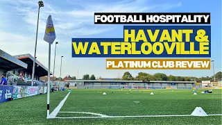 Havant & Waterlooville FC hospitality | Platinum Club | The Padded Seat