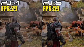 PS4 vs. PS5 God of War Ragnarök | Graphics and FPS Comparison