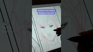 Webtoon drawing process 2 #shorts