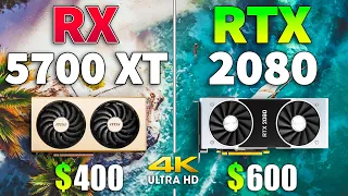 RX 5700 XT vs RTX 2080 in 4K