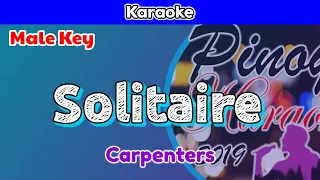 Solitaire by Carpenters (Karaoke : Male Key)