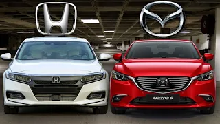 2019 Mazda 6 Sedan VS Honda Accord - Exterior, Interior, Drive