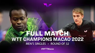 FULL MATCH | Quadri ARUNA vs Anton KALLBERG | MS R32 | WTT Champions Macao 2022