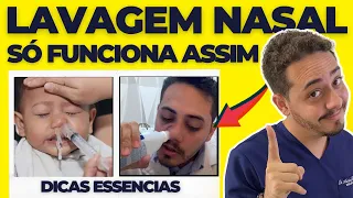 [GARANTIDO] COMO FAZER LAVAGEM NASAL E TRATAR A SINUSITE, RINITE ALÉRGICA E CORIZA