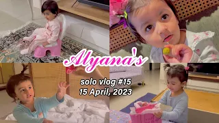 Alyana’s solo vlog 15 date 15 April 2023