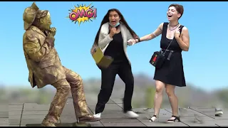 Best Human Statue Prank 2021 | Best of Just For Laughs - AWESOME REACTIONS