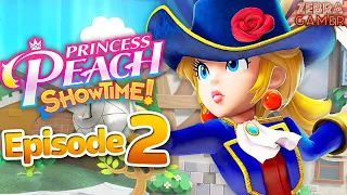 Princess Peach: Showtime! - Gameplay Walkthrough Part 2 - Swordfighter Peach! Floor 2 100%!