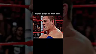 Roman Reigns Vs John Cena 🔥|wait for end💝|| #wwe #shortsfeed #romanreigns #johncena