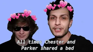 Every time Parker and Chester Shared a bed|Gwen is an Alien