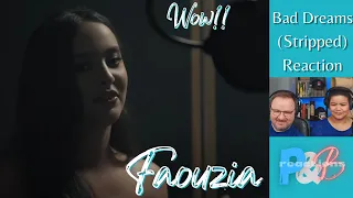 Faouzia "Bad Dreams (Stripped)" live studio performance First time watching reaction!