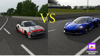 Forza 7 Drag Racing: 2012 Porsche GT2 RS vs 2015 Mclaren 650s
