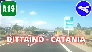 AUTOSTRADA A19 PALERMO-CATANIA | VIAGGIO DA DITTAINO [OUTLET SICILIA] FINO A CATANIA [Road Trip]