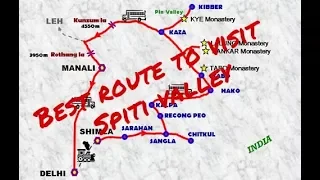 complete Spiti circuit in 6 days | route planner