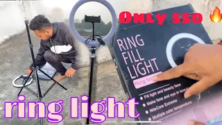 Ring fill light 26 Cm/10 inch review in Hindi|Ring light with stand under 1000/BEST RING LIGHT UNDER