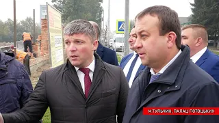 За програмою «Велике будівництво» у Тульчині продовжується благоустрій території Палацу Потоцьких