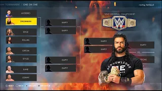 WWE 2K22 LIVE Stream - WWE 2K22 Universal Title Tournament