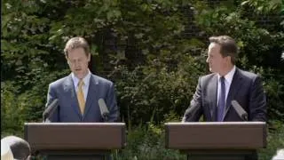 Nick Clegg on coalition government