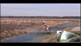 Wakeskating & Wakeboarding In Ditch