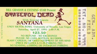 Santana Live at the Sam Boyd Silver Bowl, Las Vegas - April 27, 1991 (audio only)