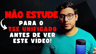 NÃO COMETA ESSES ERROS NO CONCURSO DO TSE UNIFICADO!!!