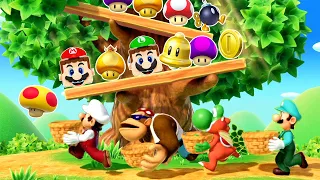 【マリオパーティ スーパースターズ】バトル ミニゲームマリオVsドンキーコングVsルイージVsヨッシー(たつじん難易度)