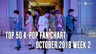 Top 50 K-Pop Songs Chart - October 2018 Week 2 Fan Chart