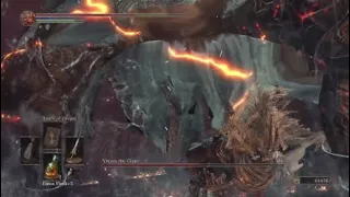 Dark Souls 3 Nameless king vs Yhorm The Giant