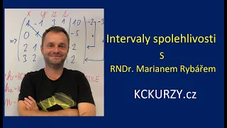 Intervaly spolehlivosti | Kckurzy.cz (intervalový odhad, bodový odhad, 95 % interval spolehlivosti)