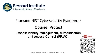 NIST CSF PR AC Lesson 7 Access Control