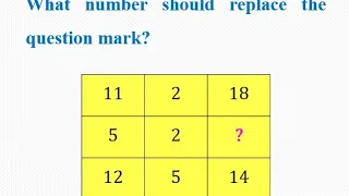 Missing number Puzzle #25