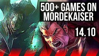 MORDEKAISER vs DARIUS (TOP) | 500+ games | NA Master | 14.10